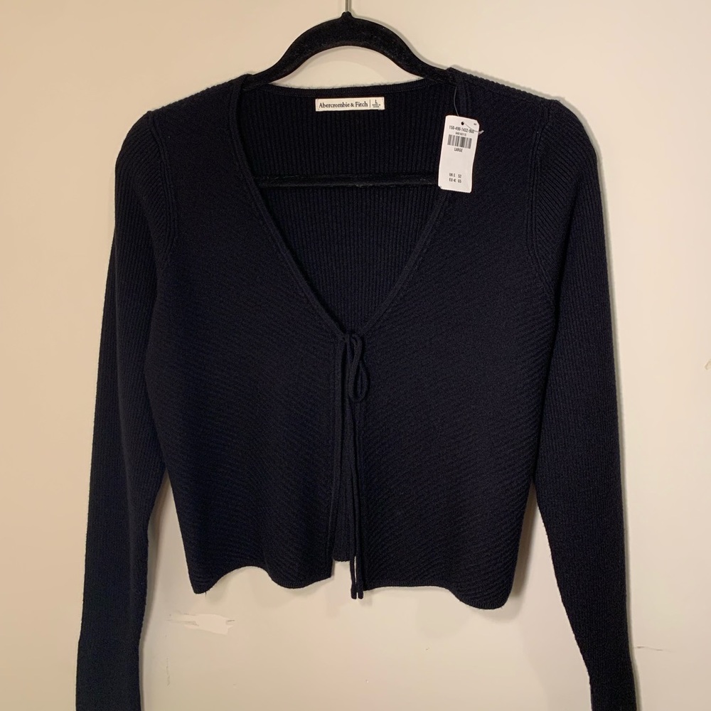 Abercrombie & Fitch Tie-Front Cardigan